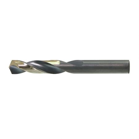 Screw Machine Length Drill, Type C Heavy Duty Stub Length, Series 300N, Imperial, 2564 Drill Size